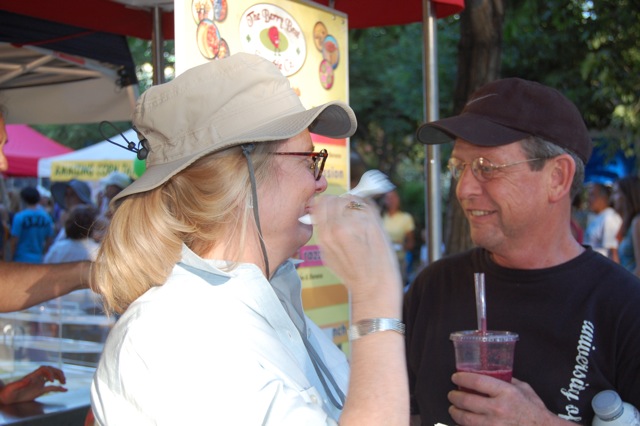 Evening at the farmer’s&nbsp;market