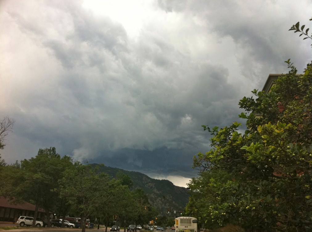 Storm over Boulder