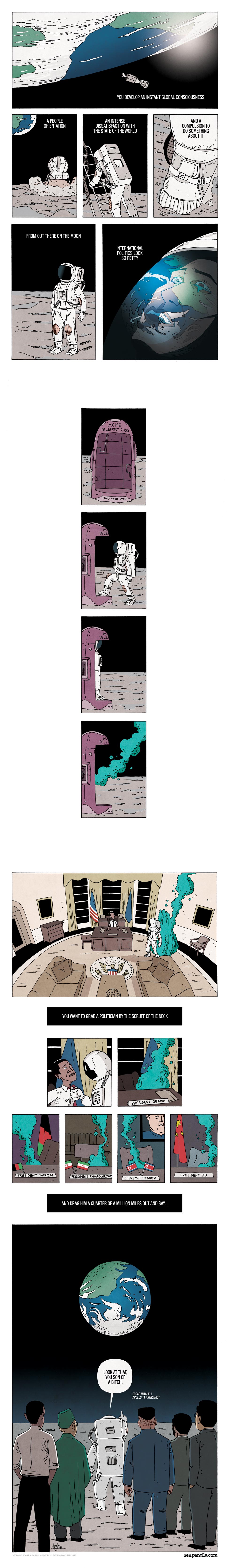 Edgar Mitchell's thoughts